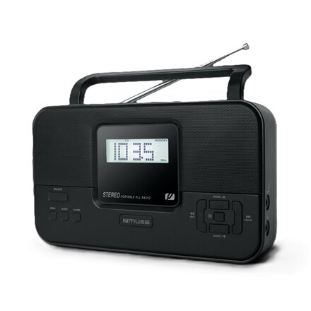 Muse Stereo Portable Radio , M-087 MB PLL , AUX in , FM radio , Headphone out