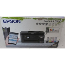 SALE OUT. Epson EcoTank L5310, 4-in-1, Print, Scan, Copy, Fax , Epson , Multifunctional printers , EcoTank L5310 , Inkjet , Colour , A4 , Wi-Fi , Black , DAMAGED PACKAGING AND CHARGER