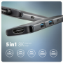 AXAGON USB-C 5Gbps 5in1 8K Hub , HMC-5H8K