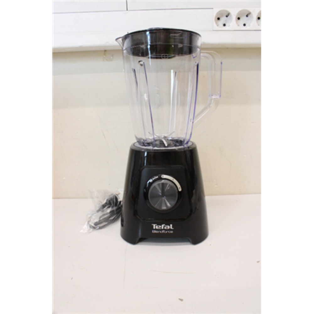 SALE OUT. TEFAL BL420838 Blender, BlendForce, Power 600W, Black , TEFAL Blender , BL420838 BlendForce , Tabletop , 600 W , Jar material Plastic , Jar capacity 1.25 L , Ice crushing , Black , DAMAGED PACKAGING, SCRATCHED
