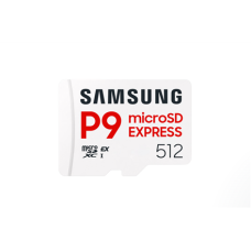 Samsung P9 Express , 512 GB , microSD , Flash memory class U3, V30, A1 Samsung P9 Express , 512 GB , microSD , Flash memory class U3, V30, A1
