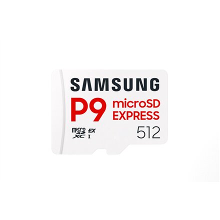 Samsung P9 Express , 512 GB , microSD , Flash memory class U3, V30, A1