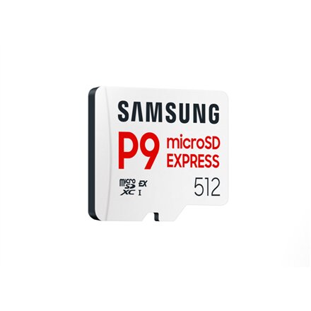 Samsung P9 Express , 512 GB , microSD , Flash memory class U3, V30, A1