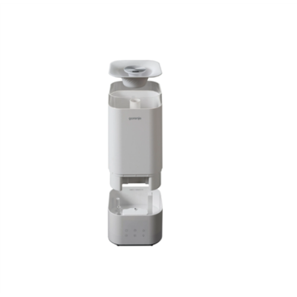 Gorenje Air Humidifier H50W 26 W, Water tank capacity 5 L, Suitable for rooms up to 20 m², Ultrasonic, Humidification capacity 210 ml/hr, White