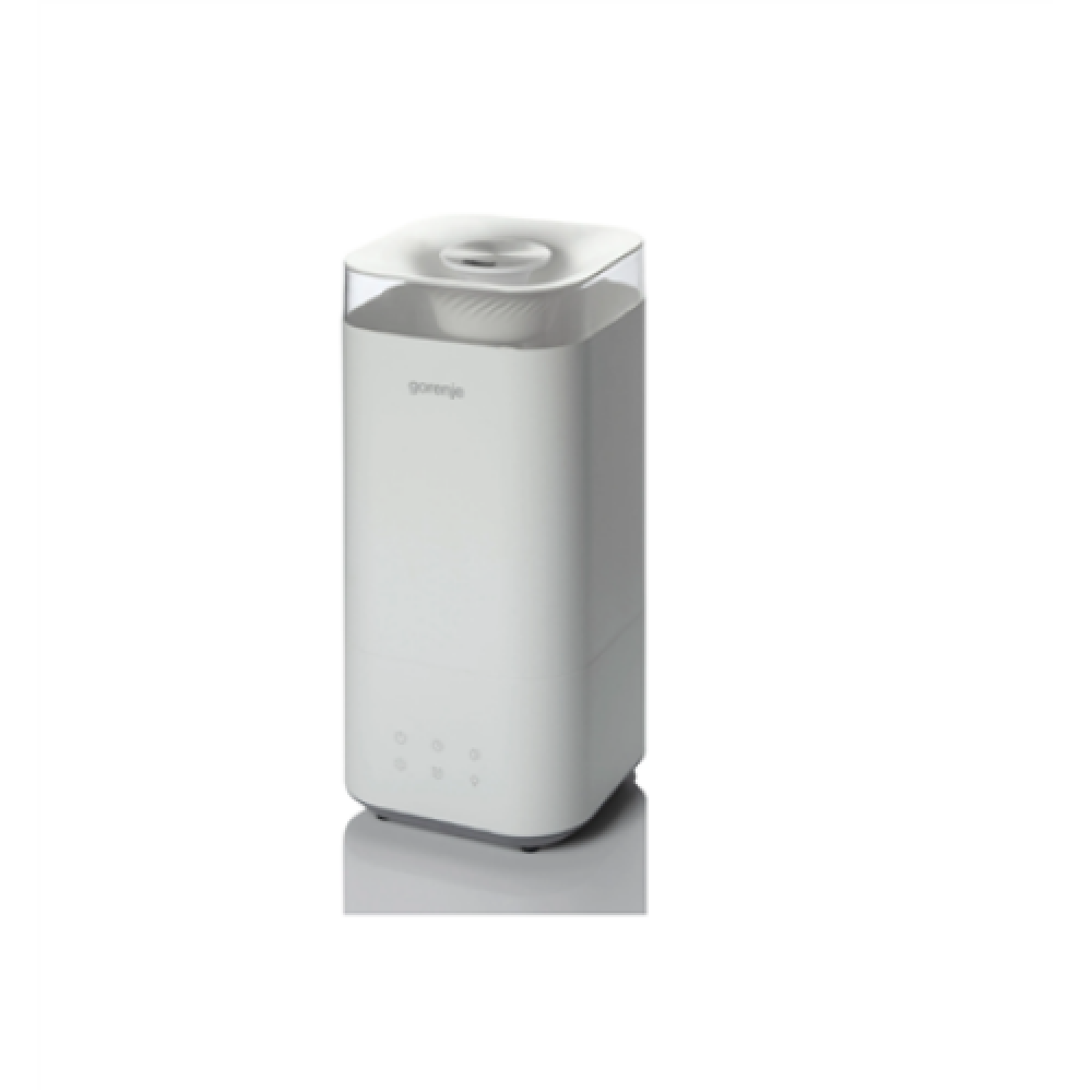 Gorenje Air Humidifier H50W 26 W, Water tank capacity 5 L, Suitable for rooms up to 20 m², Ultrasonic, Humidification capacity 210 ml/hr, White