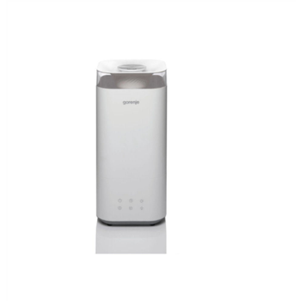 Gorenje Air Humidifier H50W 26 W, Water tank capacity 5 L, Suitable for rooms up to 20 m², Ultrasonic, Humidification capacity 210 ml/hr, White
