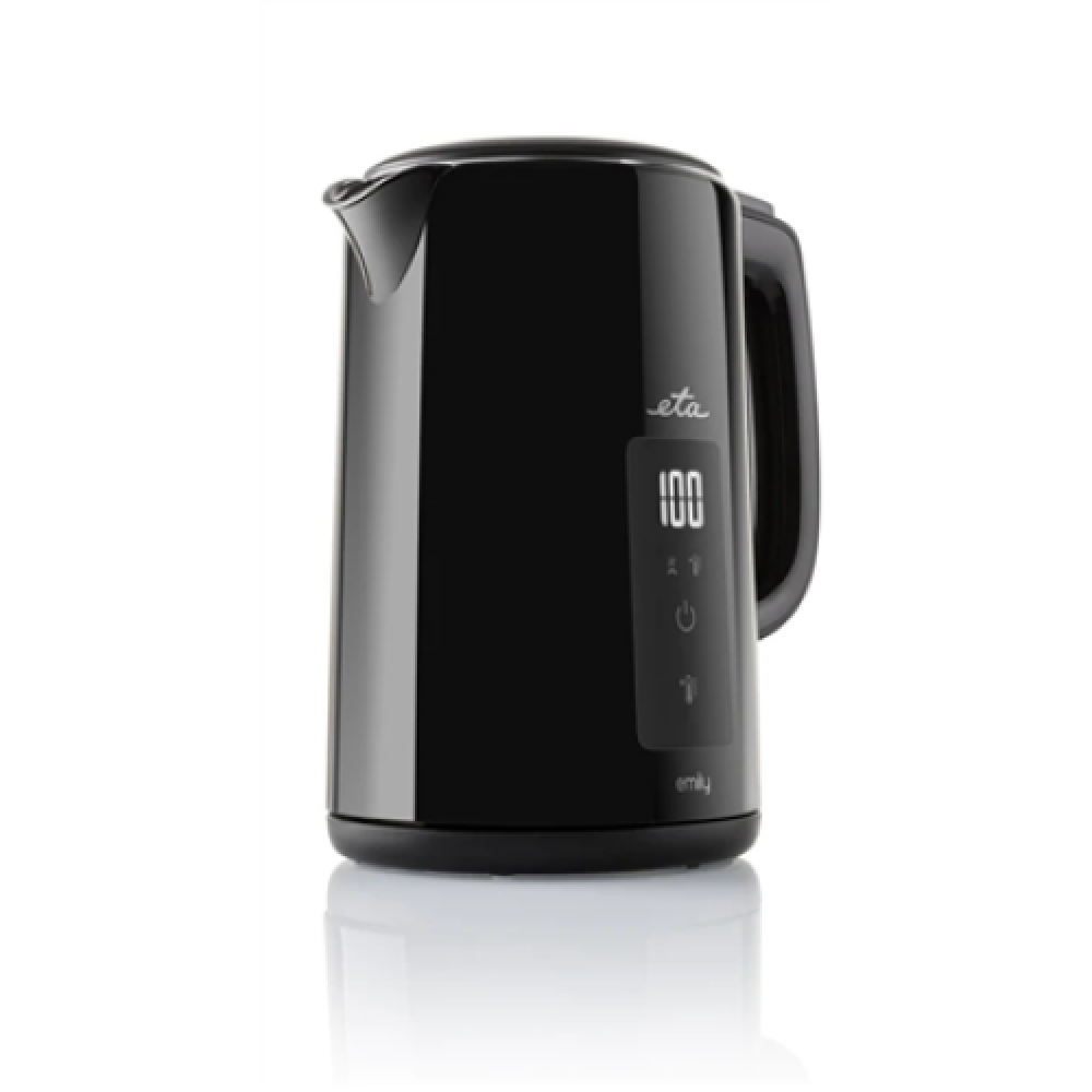 ETA Kettle , Emily ETA459590000 , Electric , 2200 W , 1.5 L , Stainless steel , 360° rotational base , Black