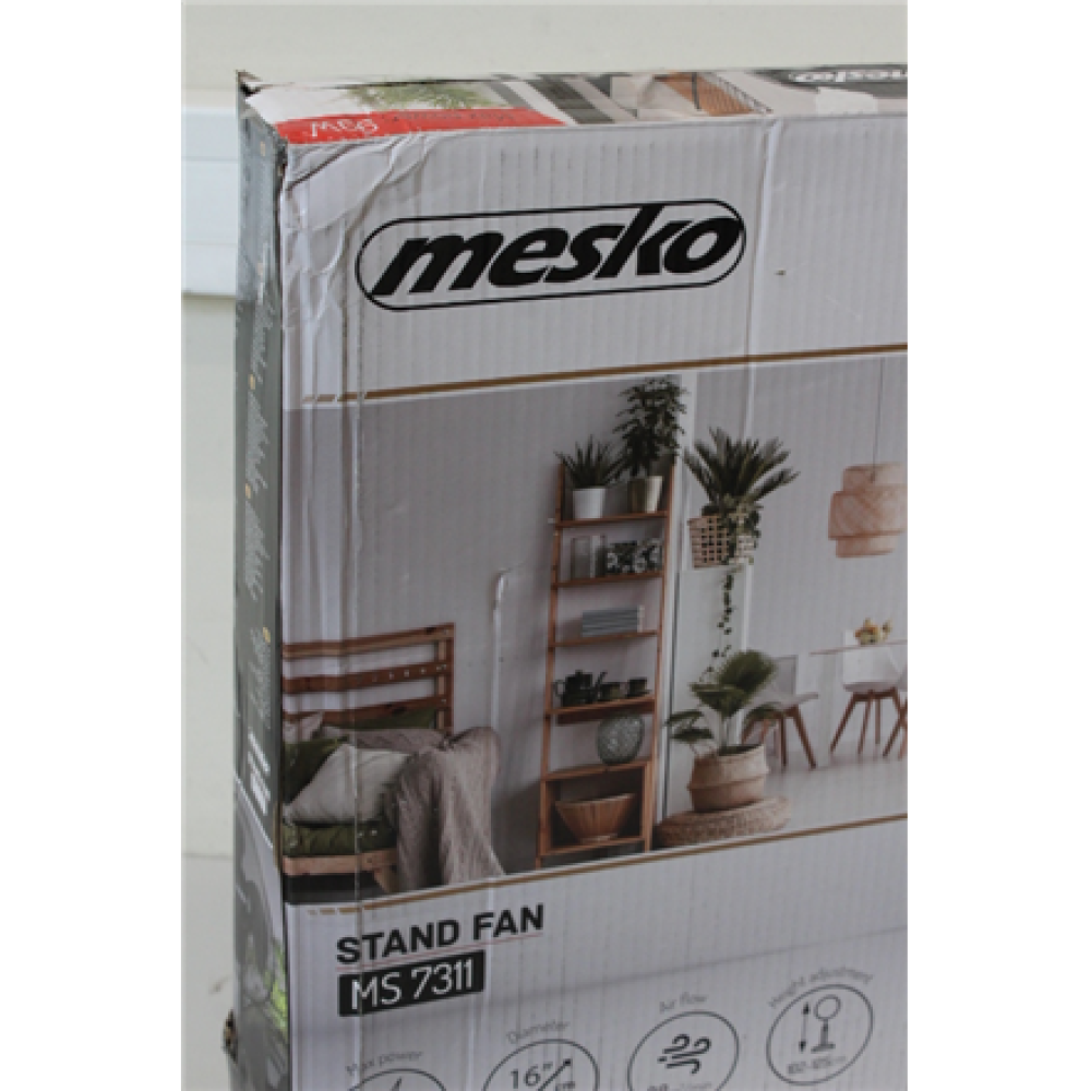 SALE OUT. , Mesko , Fan , MS 7311 , Stand Fan , DAMAGED PACKAGING , Black , Diameter 40 cm , Number of speeds 3 , Oscillation , 45 W
