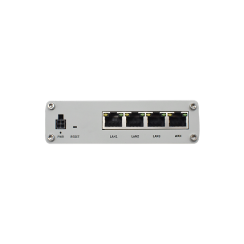 Industrial Router , RUTX08 , No Wi-Fi , 10/100/1000 Mbit/s , Ethernet LAN (RJ-45) ports 4 , Mesh Support No , MU-MiMO No , No mobile broadband , 1 , 24 month(s)