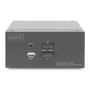 Digitus KVM Switch, 2-Port, Dual Display, 4K, DisplayPort , DS-12862