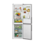 Candy , CCE3T618ES , Refrigerator , Energy efficiency class E , Free standing , Combi , Height 185 cm , No Frost system , Fridge net capacity 222 L , Freezer net capacity 119 L , Display , 39 dB , Silver