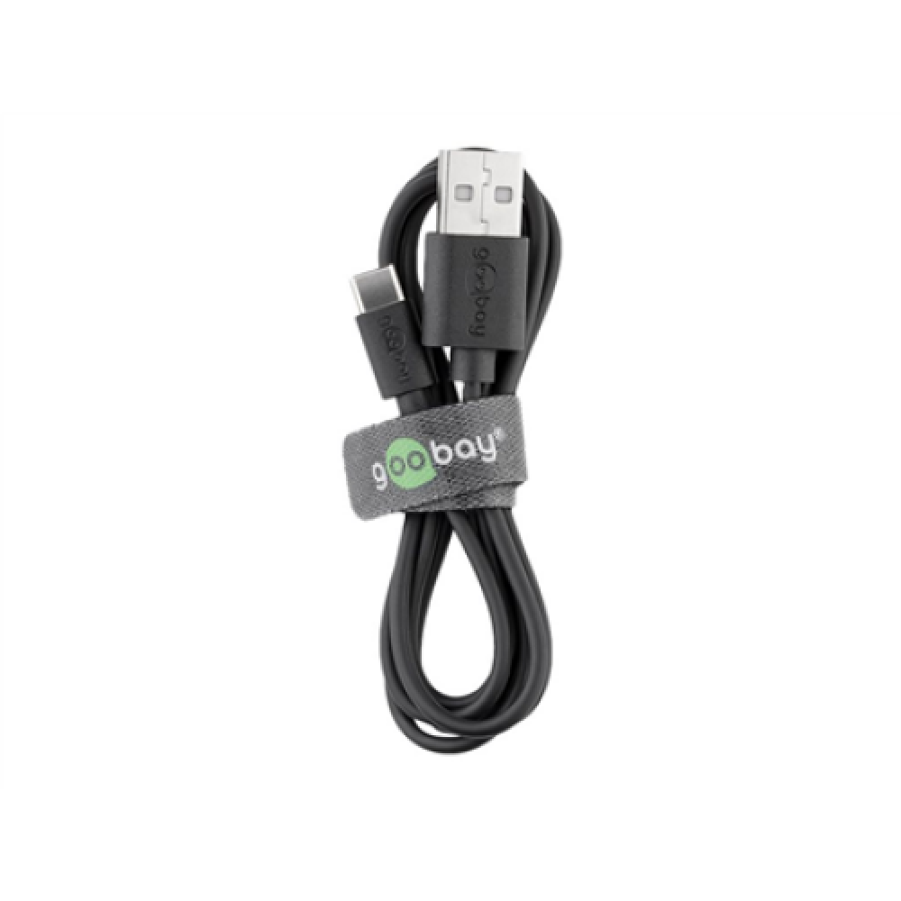 Goobay , USB-C charging and sync cable (USB-A USB-C) , 59124 , USB-C male , USB 2.0 male (type A)