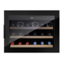 Caso , Wine cooler , WineSafe 18 EB , Energy efficiency class G , Built-in , Bottles capacity 18 bottles , Cooling type Compressor technology , Black