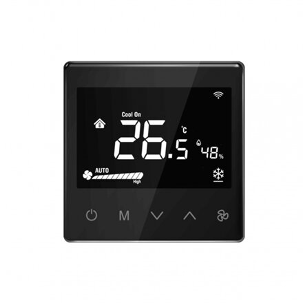 Fibaro Nice Thermostat , FAN4-CONTROL , Black