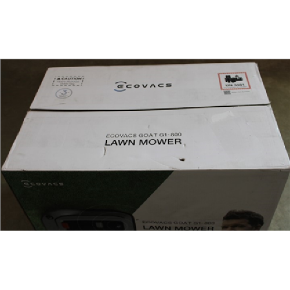 SALE OUT. , Ecovacs Lawn Mower , GOAT G1-800 , Mowing Area 800 m² , WiFi APP Yes , Maximum Incline 45 % , Waterproof IPX4 , 59 dB , DAMAGED PACKAGING, USED, DIRTY, SCRATCHES