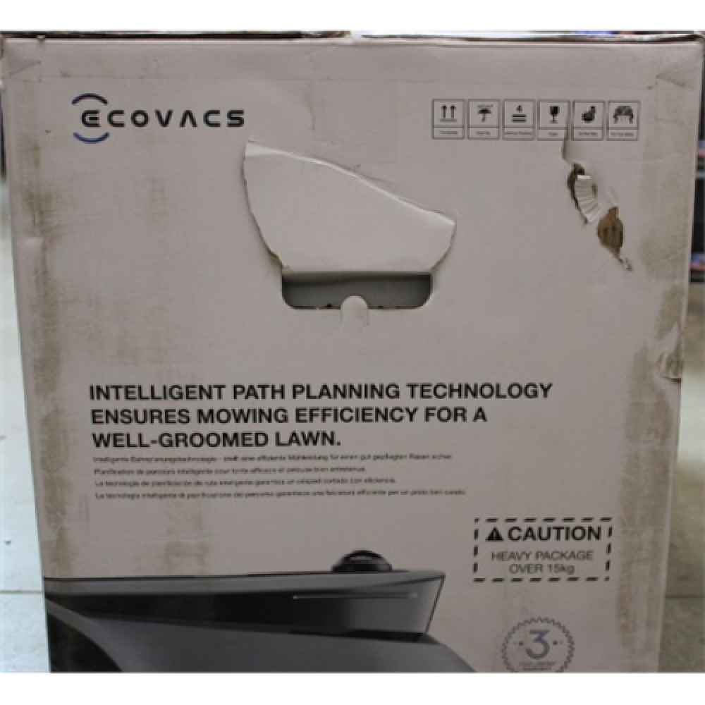 SALE OUT. , Ecovacs Lawn Mower , GOAT G1-800 , Mowing Area 800 m² , WiFi APP Yes , Maximum Incline 45 % , Waterproof IPX4 , 59 dB , DAMAGED PACKAGING, USED, DIRTY, SCRATCHES