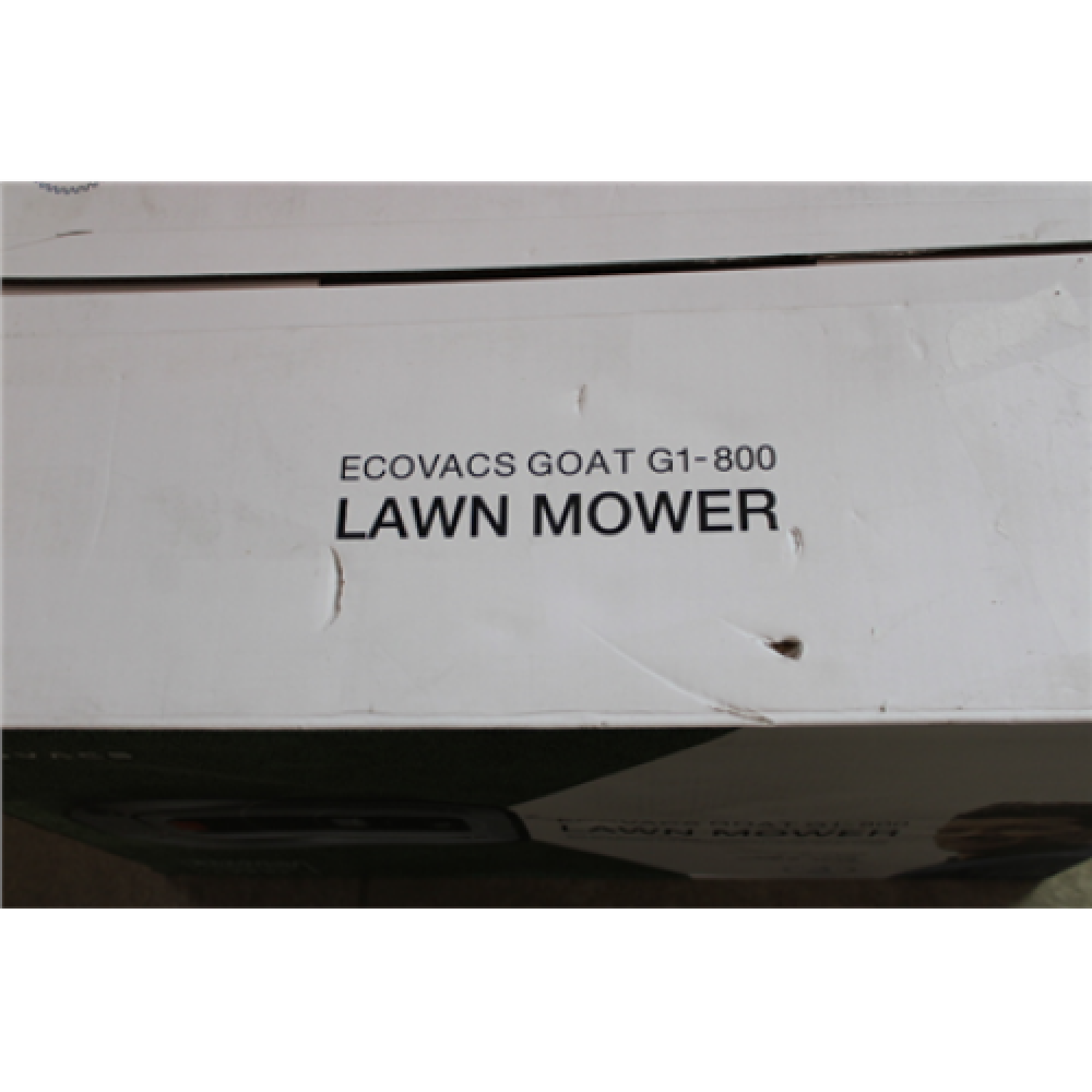 SALE OUT. , Ecovacs Lawn Mower , GOAT G1-800 , Mowing Area 800 m² , WiFi APP Yes , Maximum Incline 45 % , Waterproof IPX4 , 59 dB , DAMAGED PACKAGING, USED, DIRTY, SCRATCHES
