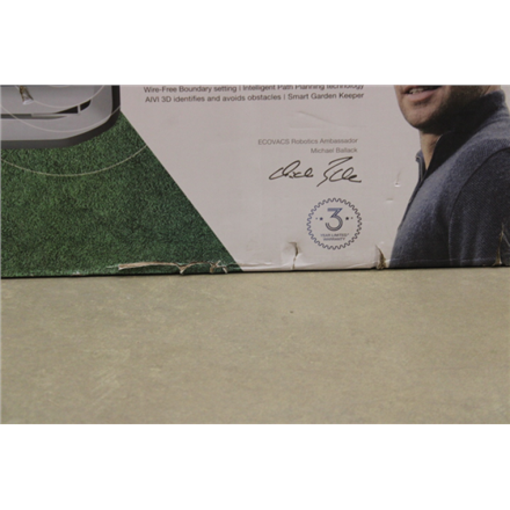 SALE OUT. , Ecovacs Lawn Mower , GOAT G1-800 , Mowing Area 800 m² , WiFi APP Yes , Maximum Incline 45 % , Waterproof IPX4 , 59 dB , DAMAGED PACKAGING, USED, DIRTY, SCRATCHES