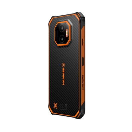 Hammer , Energy X2 , Black/Orange , 6.1 , IPS , 1560 x 720 pixels , Mediatek , Dimensity 6300 , Internal RAM 8 GB , 256 GB , microSD , Dual SIM , 4G , 5G , Main camera resolution 50 MP , Android , 15 , 5000 mAh