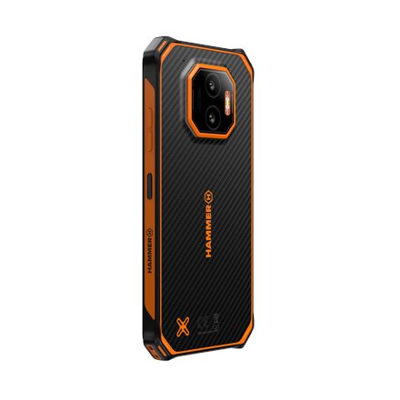 Hammer , Energy X2 , Black/Orange , 6.1 , IPS , 1560 x 720 pixels , Mediatek , Dimensity 6300 , Internal RAM 8 GB , 256 GB , microSD , Dual SIM , 4G , 5G , Main camera resolution 50 MP , Android , 15 , 5000 mAh