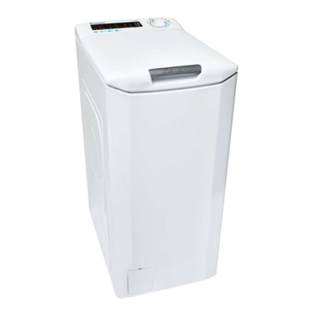 Candy , Washing Machine , CSTG 38TMCE/1-S , Energy efficiency class B , Top loading , Washing capacity 8 kg , 1300 RPM , Depth 60 cm , Width 41 cm , Display , LCD , Near Field Communication (NFC) , White
