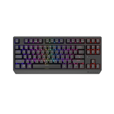 Genesis , THOR 230 , Mechanical Gaming Keyboard , Wireless , US , Outemu Silent Lemon , Black