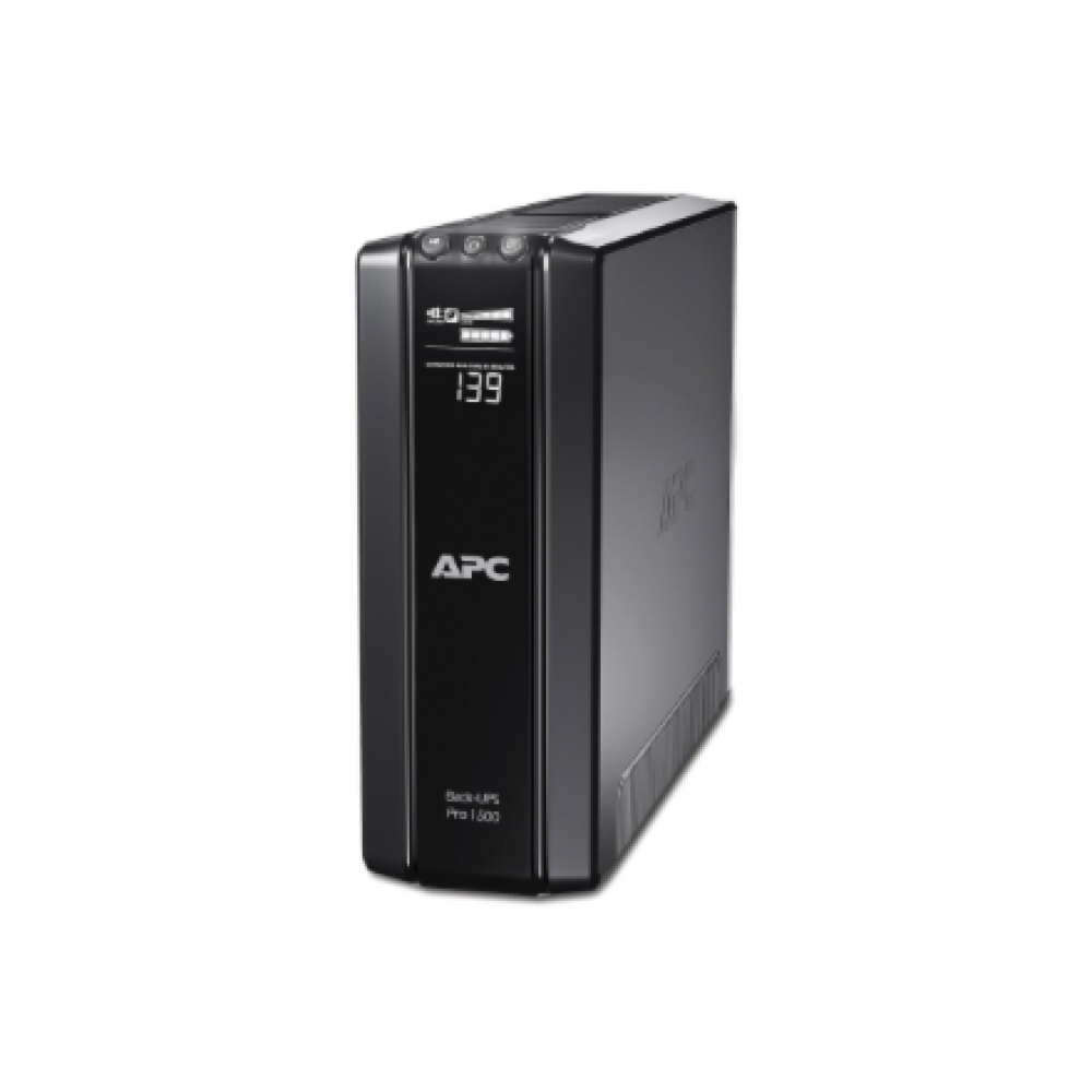 Schneider Electric APC Back-UPS Pro, Tower, 10x IEC C13 outlets, AVR, LCD, user-replaceable battery , BR1500GI , 1500 VA , 865 W , 230 V