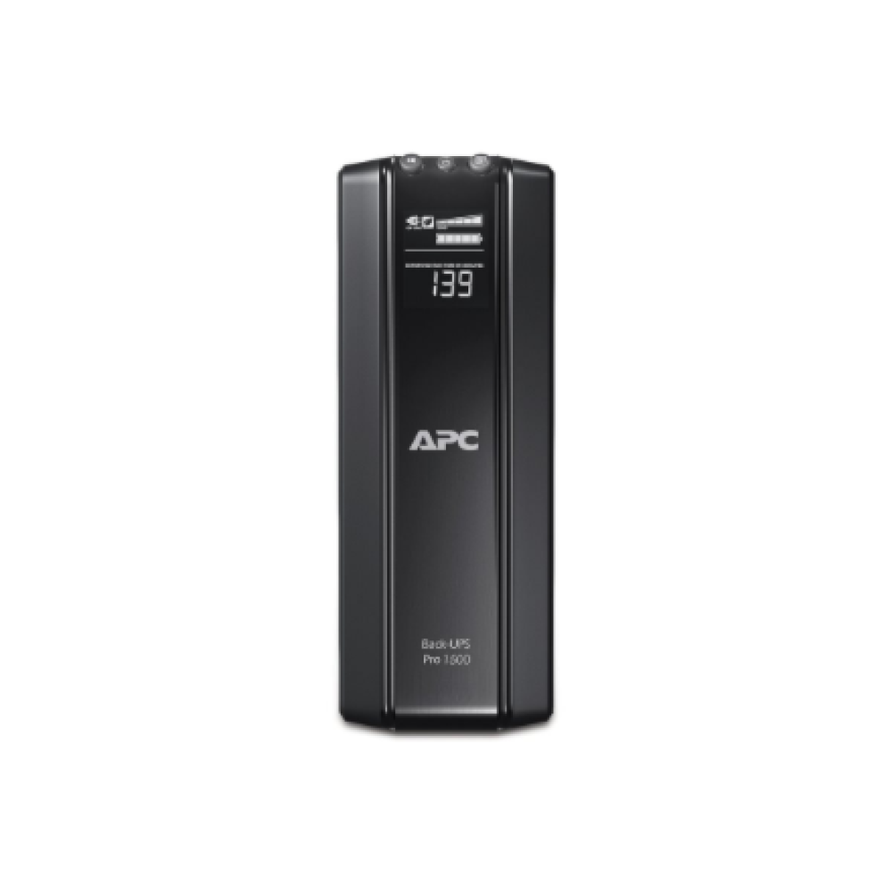 Schneider Electric APC Back-UPS Pro, Tower, 10x IEC C13 outlets, AVR, LCD, user-replaceable battery , BR1500GI , 1500 VA , 865 W , 230 V