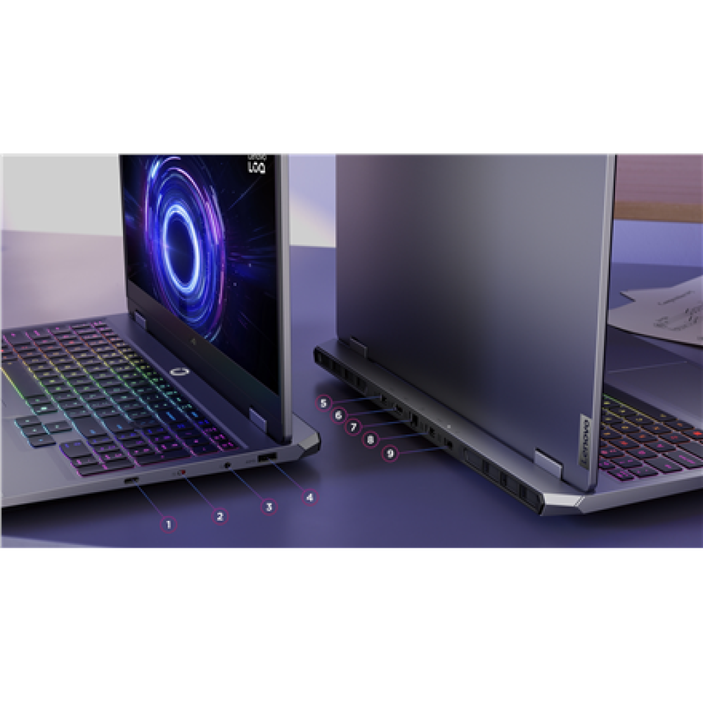 Lenovo LOQ 15IRX10 , Luna Grey , 15.6 , IPS , FHD , 1920 x 1080 pixels , Anti-glare , Intel Core i5 , i5-13450HX , 24 GB , SO-DIMM DDR5 , Solid-state drive capacity 1000 GB , NVIDIA GeForce RTX 5050 , GDDR7 , 8 GB , Windows 11 Home , 802.11ax , Bluetooth 