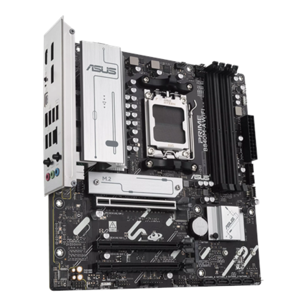Asus PRIME B840M-A WIFI , Processor family AMD , Processor socket AM5 , DDR5 SDRAM , Supported hard disk drive interfaces SATA, M.2 , Number of SATA connectors 4