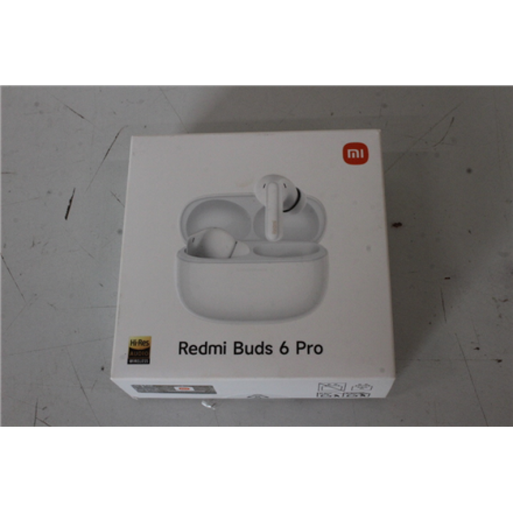 SALE OUT. Xiaomi Redmi Buds 6 Pro, Glacier White , Xiaomi Redmi Buds 6 Pro , Built-in microphone , Bluetooth , Glacier White , UNPACKED, SCRATCHED