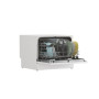 Candy Dishwasher , CP 6E51LW , Table , Width 55 cm , Number of place settings 6 , Number of programs 5 , Energy efficiency class E , White