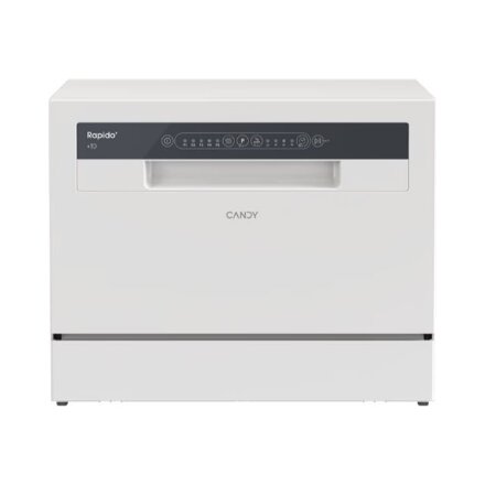 Candy Dishwasher , CP 6E51LW , Table , Width 55 cm , Number of place settings 6 , Number of programs 5 , Energy efficiency class E , White