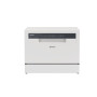 Candy Dishwasher , CP 6E51LW , Table , Width 55 cm , Number of place settings 6 , Number of programs 5 , Energy efficiency class E , White