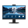 Philips , LCD Monitor , 276B9H/00 , 27 , IPS , FHD , 16:9 , 75 Hz , 4 ms , 2560 x 1440 , 350 cd/m² , Audio output , HDMI ports quantity 1 , Black
