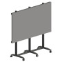EDBAK Floor stand , TRV400.006 Videoconferencing trolley for Samsung , Height adjustment , 130 , Maximum weight (capacity) 200 kg , Black