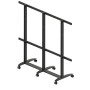 EDBAK Floor stand , TRV400.006 Videoconferencing trolley for Samsung , Height adjustment , 130 , Maximum weight (capacity) 200 kg , Black