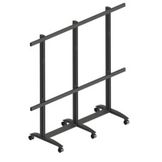EDBAK Floor stand , TRV400.006 Videoconferencing trolley for Samsung , Height adjustment , 130 , Maximum weight (capacity) 200 kg , Black