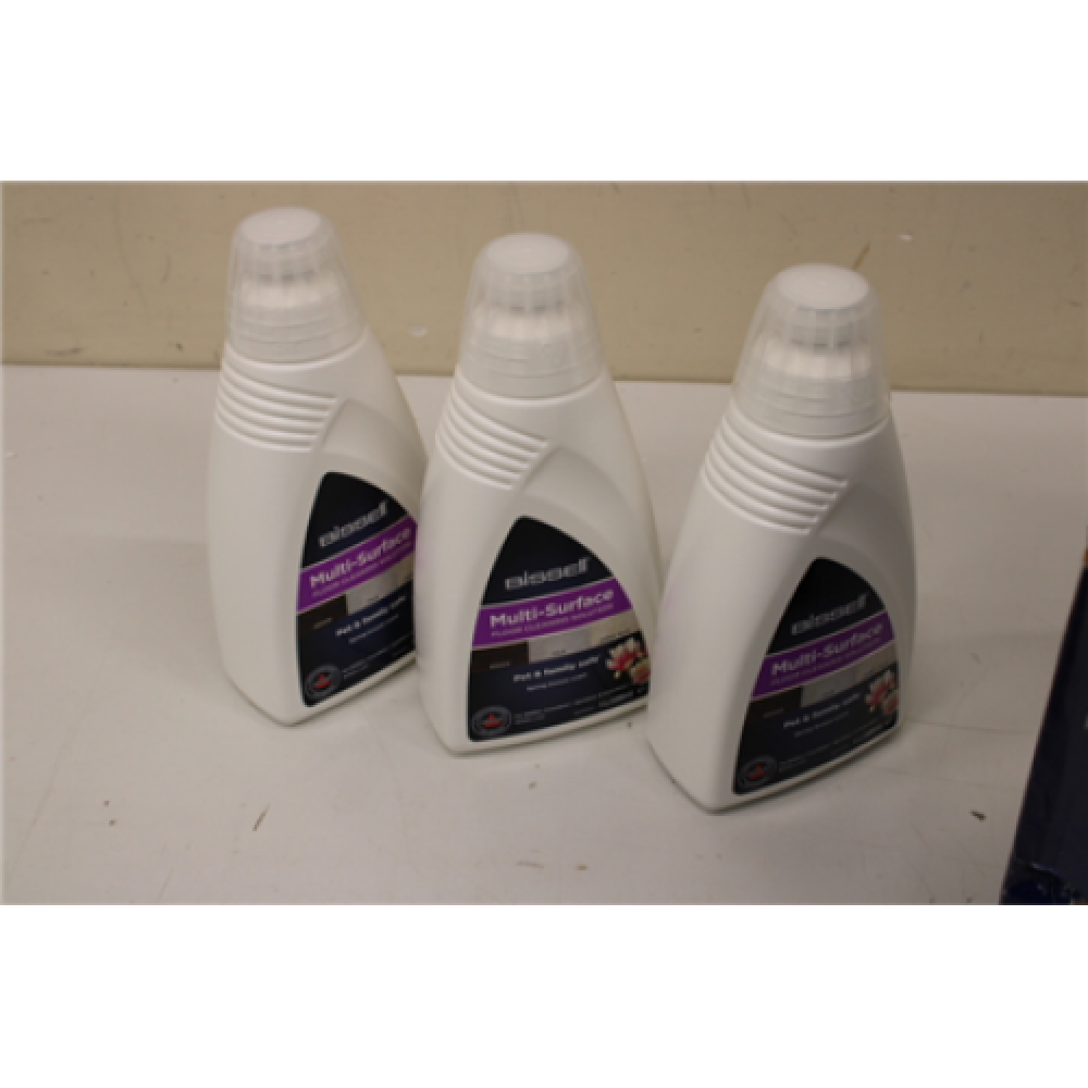SALE OUT. Bissell MultiSurface Detergent Trio Pack 1000 ml DAMAGED PACKAGING