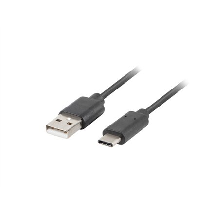 Lanberg , USB-C to USB-A2.0 Cable Black QC 3.0, 1.8 m , CA-USBO-20CU-0018-BK , USB Type-A to USB Type-C