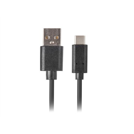 Lanberg , USB-C to USB-A2.0 Cable Black QC 3.0, 1.8 m , CA-USBO-20CU-0018-BK , USB Type-A to USB Type-C
