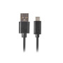 Lanberg , USB-C to USB-A2.0 Cable Black QC 3.0, 1.8 m , CA-USBO-20CU-0018-BK , USB Type-A to USB Type-C