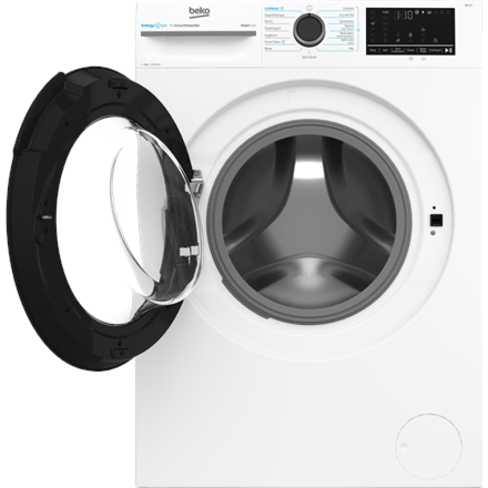 BEKO Washing Machine , BM3WFSU49415WB , Energy efficiency class A , Front loading , Washing capacity 9 kg , 1400 RPM , Depth 55 cm , Width 60 cm , Display , Digital , Steam function , White