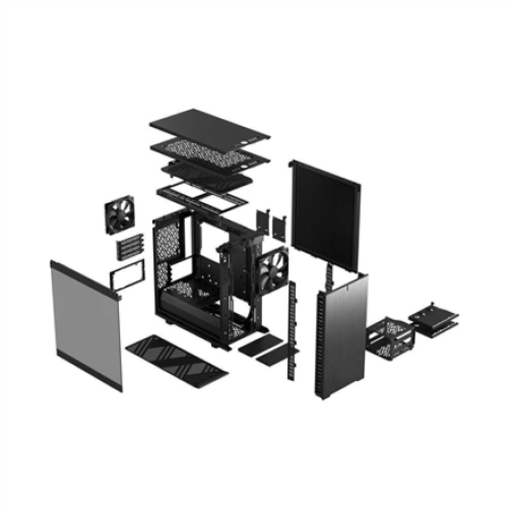 Fractal Design , Define 7 Mini , Side window , Black TG Light Tint , mATX, Mini-DTX, Mini ITX , Power supply included No , ATX