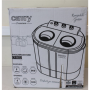 SALE OUT. Camry CR 8052 Mini washing machine with spinning function, Washing capacity up to 3kg, Spinning capacity up to 1kg, White-Gray , Camry , Washing machine , CR 8052 , Top loading , Washing capacity 3 kg , 1300 RPM , Depth 40 cm , Width 60 cm , Whi