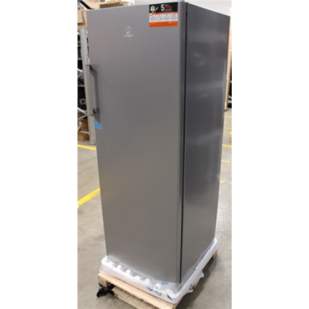 SALE OUT. INDESIT Refrigerator SI6 1 S Energy efficiency class F, Free standing, Larder, Height 167 cm, Fridge net capacity 323 L, 40 dB, Silver, DAMAGED PACKAGING, DENTS AND SCRATCHES ON SIDE AND BACK