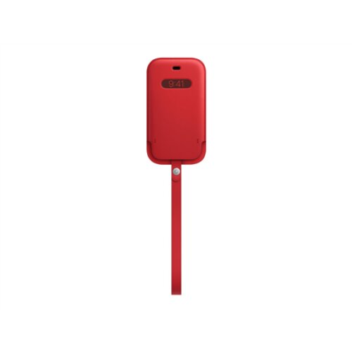 Apple , 12 mini Leather Sleeve with MagSafe , Sleeve with MagSafe , Apple , iPhone 12 mini , Leather , Red