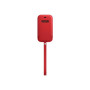 Apple , 12 mini Leather Sleeve with MagSafe , Sleeve with MagSafe , Apple , iPhone 12 mini , Leather , Red