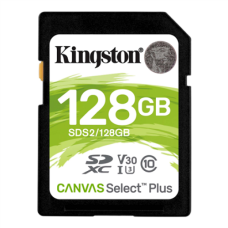 Kingston , Canvas Select Plus , 128 GB , SDHC , Flash memory class 10