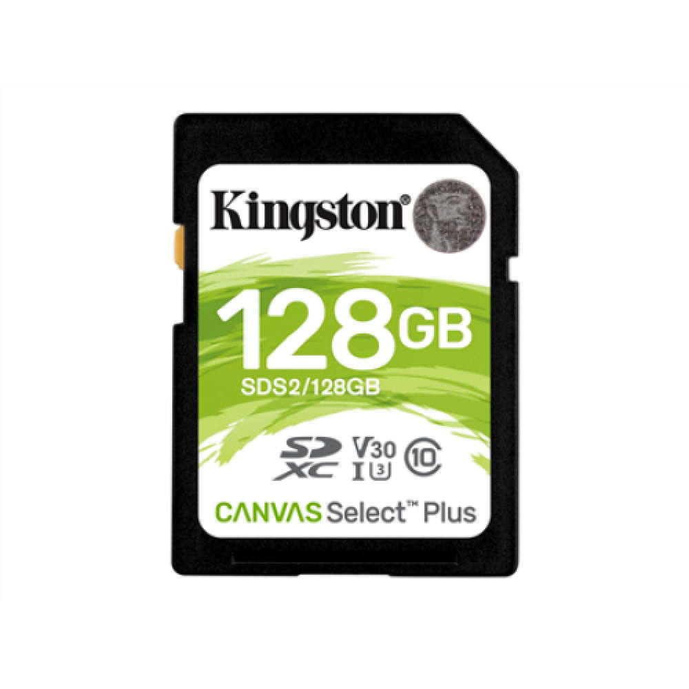 Kingston , Canvas Select Plus , 128 GB , SDHC , Flash memory class 10